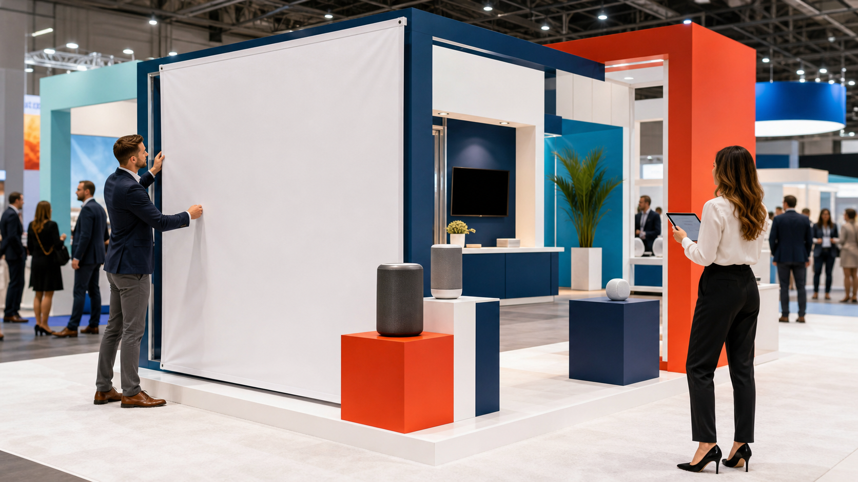 Questioning Your Trade Show Graphics Strategy for Island Displays