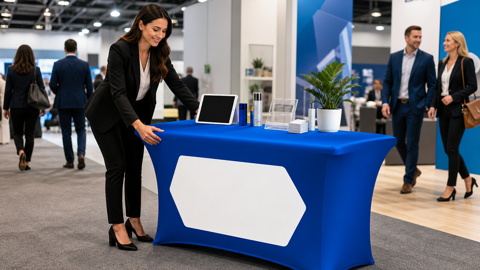 Understanding Trade Show Table Covers as Mobile Brand Billboards