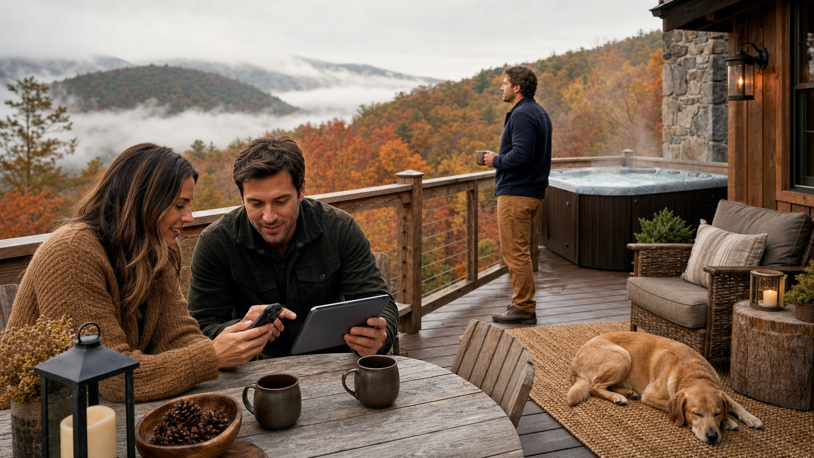 Questioning a Luxury Cabin Booking in North Georgia